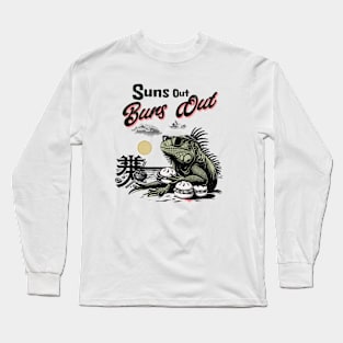 Iguana On The Beach Long Sleeve T-Shirt